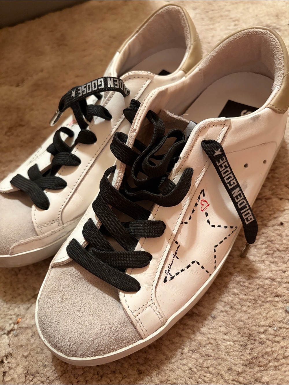 Golden Goose Superstars size 37
